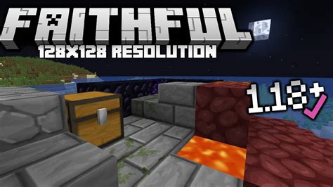 Faithful 128x128 1.18/1.18.2 Texture Pack Download & Install Tutorial - YouTube