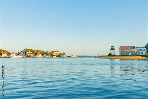 Brant Point lighthouse Stock Photo | Adobe Stock