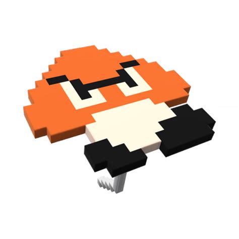 Mario 8 Bit Goomba