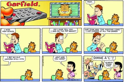 Garfield Comic Strip | Garfield comics, Garfield cartoon, Fun comics