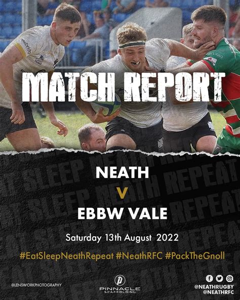 MATCH REPORT: NEATH 10 EBBW VALE 19 - Neath RFC