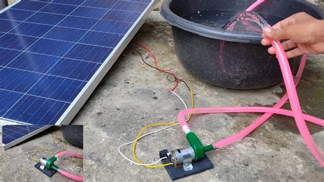 Homemade Solar Water Pump - YouTube