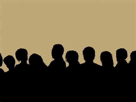 Audience silhouette Vector | Free Download