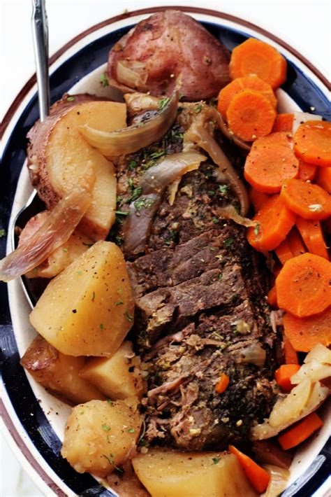 Crock Pot Roast Carrots and Potatoes - My Recipe Treasures