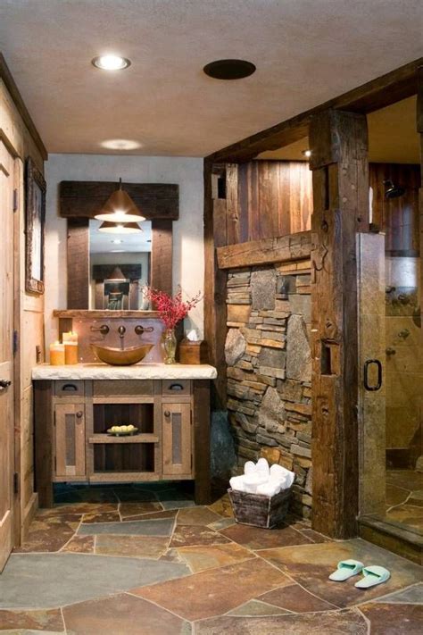 Meubles salle de bain et décoration dans le style rustique | Rustic ...