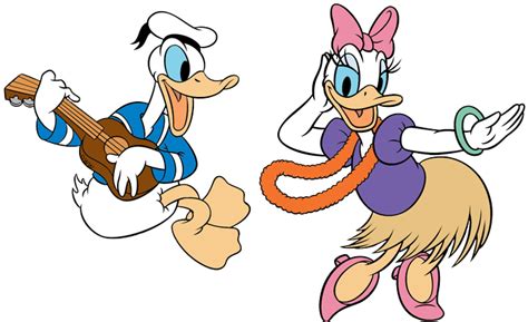 Donald Duck And Daisy Duck