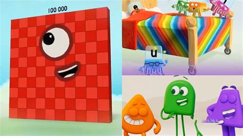 Numberblocks 1 Million vs Colourblocks vs Alphablocks Band but Colour Change - YouTube