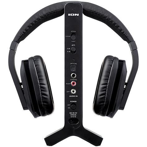 iON Wireless Noise-Canceling Over-Ear Headphones, Black, IHP21 - Walmart.com