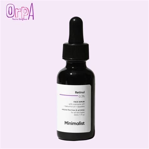 Minimalist Retinol 0.3% Face Serum - 30ml - Orpa