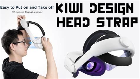 KIWI design Head Strap Elite Strap for Enhanced Support and Comfort in VR Compatible with Quest ...