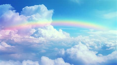 Premium AI Image | Rainbow in the sky