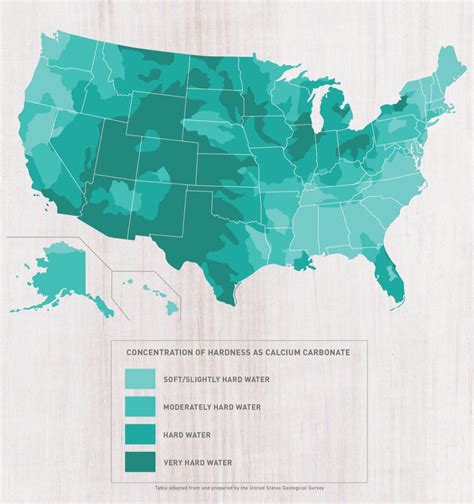 US Water Hardness Map - Fresh Cup Magazine