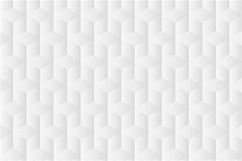 Free Vector | Geometric background vector in white cube patterns