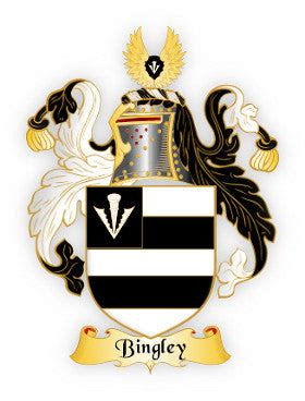 Bingley Family Crest – Heraldic Jewelry