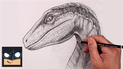 How To Draw Blue Raptor | Jurassic World - YouTube