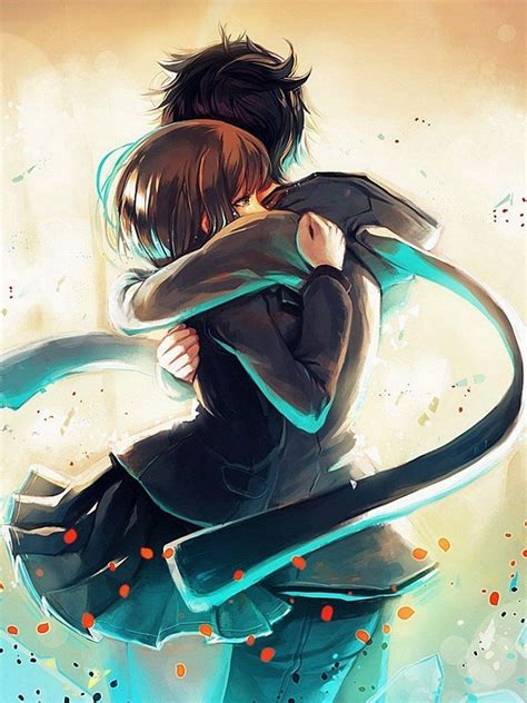 Anime Girl Huging Boy Wallpapers - Wallpaper Cave