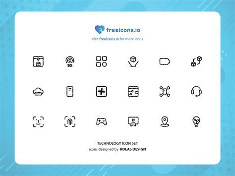 TECHNOLOGY ICON SET by freeicons on Dribbble