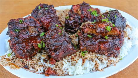 Smoked Beef Oxtails Recipe cooked outside on the grill