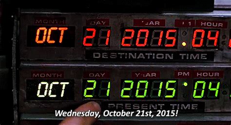 Wednesday, October 21st, 2015! | Back to the Future Day | Know Your Meme