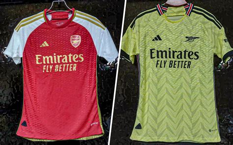 LEAKED: Arsenal 2023/24 home and away shirt - now.arsenal