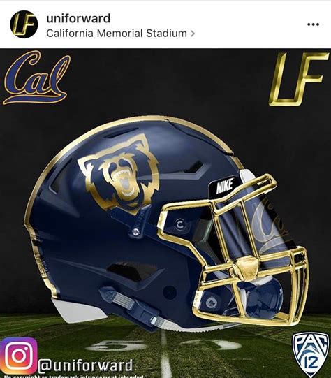 Alternate Cal Golden Bears Football helmet design | Football helmets ...