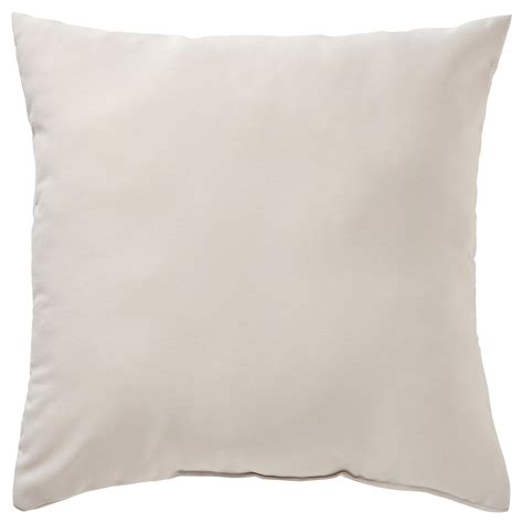 KÄRLEKSGRÄS cushion, light beige, 16x16" - IKEA