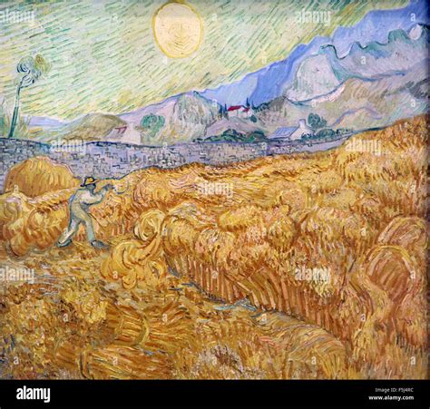 Van gogh wheatfield hi-res stock photography and images - Alamy