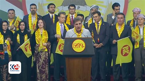 KDP Vice President Nechirvan Barzani hails KDP legacy in Erbil campaign speech