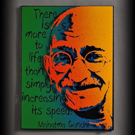 Mahatma Gandhi Inspires More to Life 3D Metal by AlanDerrickArtist ...