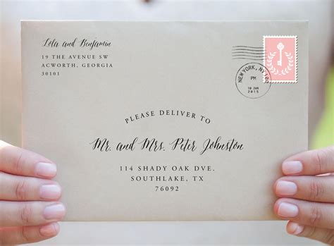 Envelope Addressing Template