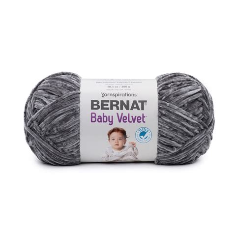 Bernat Baby Velvet Yarn, Vapor Gray, Medium, Polyester - Walmart.com ...