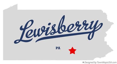 Map of Lewisberry, PA, Pennsylvania