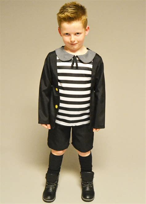 Childrens The Addams Family Pugsley Style Costume