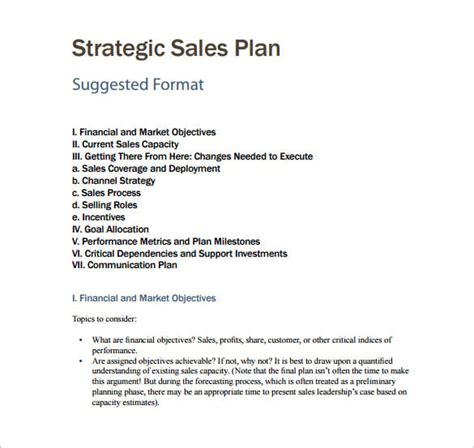 27+ Sales Plan Template - PDF, Docs, Word