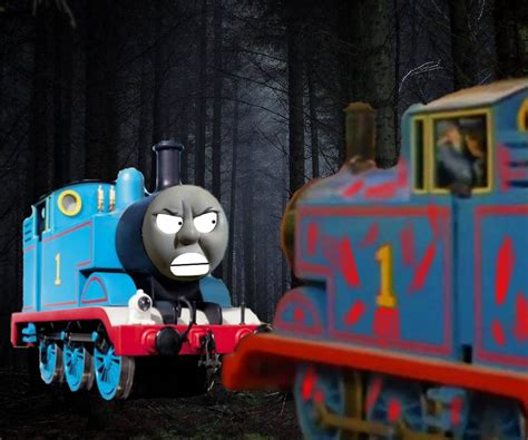 Thomas VS Thomas.EXE by Trainnboy11 on DeviantArt