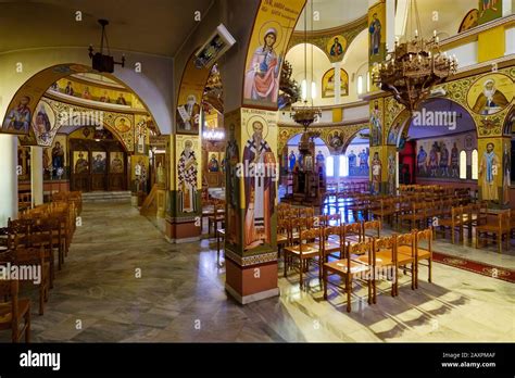 Orthodox Resurrection Cathedral, Korca, Korça, Albania Stock Photo - Alamy