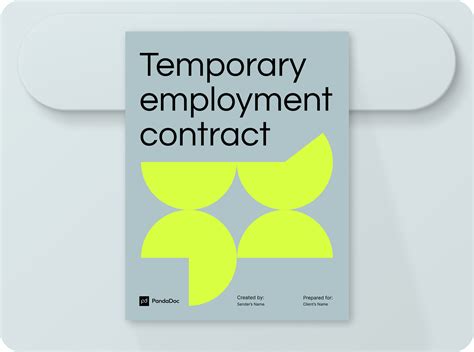 Free Temporary Employment Contract Template — Make Hiring Easy