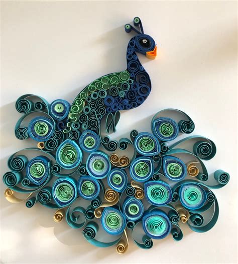 Peacock Paper Quilling - Etsy