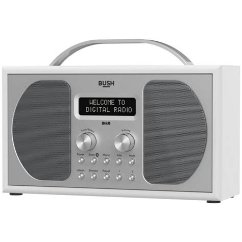 Bush Stereo DAB Radio - Piano Gloss White - DAB Digital Radios - Home ...