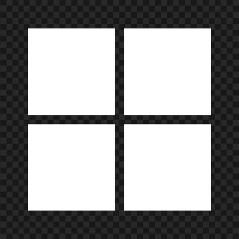 Windows 11 White Logo Icon PNG | Citypng