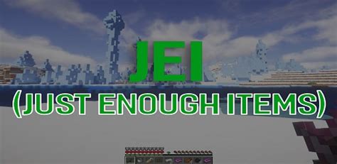 Just Enough Items (JEI) Mod 1.18.2 - Latest Version for Minecraft