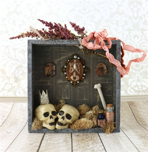 Halloween Shadow Box Decor Tutorial - Morena's Corner | Halloween ...