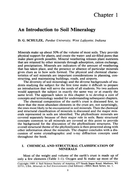 An Introduction of Soil Mineralogy | PDF | Minerals | Tetrahedron