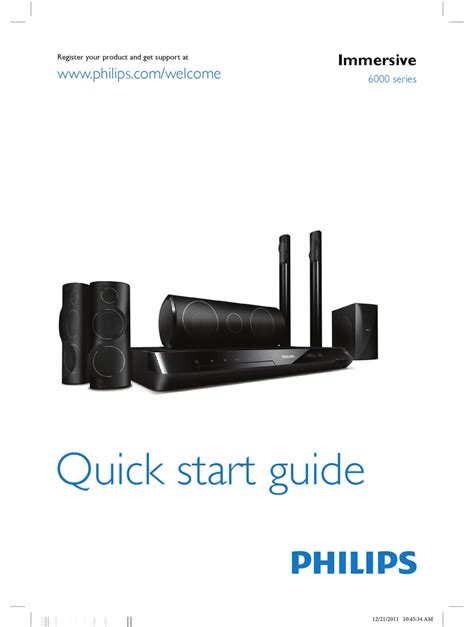 PHILIPS IMMERSIVE 6000 SERIES QUICK START MANUAL Pdf Download | ManualsLib