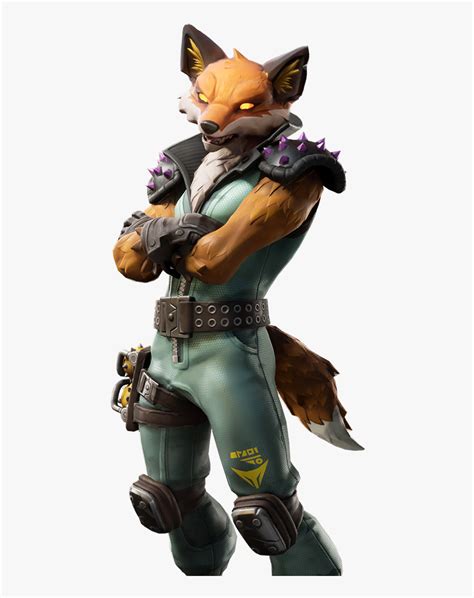 Leaked Fox Skin Fortnite, HD Png Download - kindpng