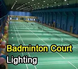 LED badminton court light energy saving with anti glare design