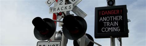 Railroad Crossing Warning Signs: Keeping Motorists & Pedestrians Safe ...