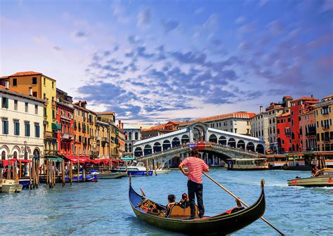 Gondola on Grand Canal at Rialto Bridge Photograph by Darryl Brooks ...