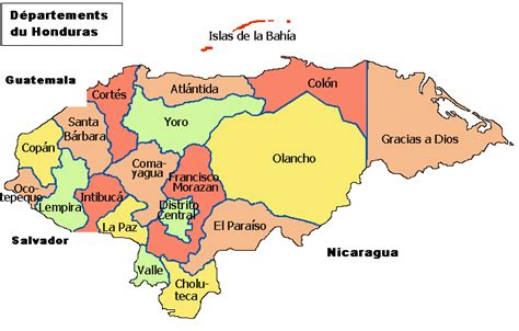 Mapa de honduras para calcar - Imagui