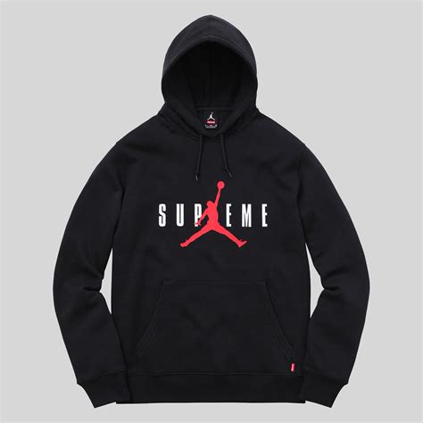 Supreme x Nike Jordan Hoodie Black (799705-010) | KIX-FILES